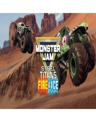 Monster Jam Steel Titans - Fire &amp Ice Truck Bundle