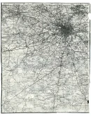 Карта окрестностей Москвы 1946 года с привязкой