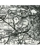 Карта окрестностей Москвы 1946 года с привязкой