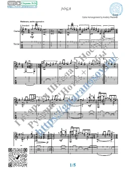 Joga (Ноты и табы для гитары соло) Joga (Ноты и табы для гитары соло)