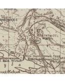 Карта РККА Хибин 1941 года с привязкой