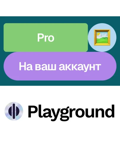 Playground Ai Pro Месяц Без входа