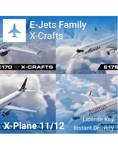 E-Jets Family by X-Crafts X-Plane 11/12 E-Jets Family by X-Crafts X-Plane 11/12