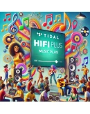 TIDAL HiFi+ 1M Инд./Сем. Глобально PRO