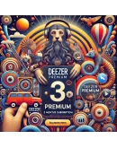 Deezer Premium Аккаунт1/2/3 месяцагарантия
