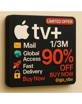 Apple TV+ ПремиумСША Аккаунт 1/3 месДоступ к почте
