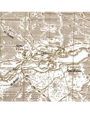 Карта РККА центра Кемского района 1941 года
