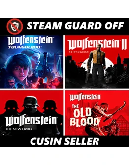 Общий аккаунт Wolfenstein все 4 части Без Guard Общий аккаунт Wolfenstein все 4 части Без Guard