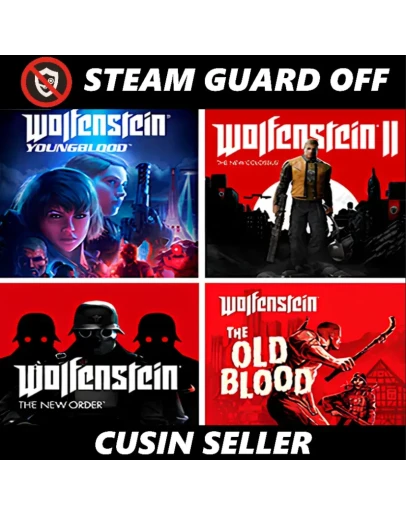 Общий аккаунт Wolfenstein все 4 части Без Guard Общий аккаунт Wolfenstein все 4 части Без Guard