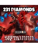 Free Fire (Garena) 210 + 21 Diamond Pins GLOBAL KEY