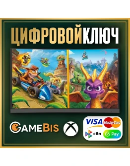 Набор Crash Team Racing Nitro-Fueled + Spyro XBOX