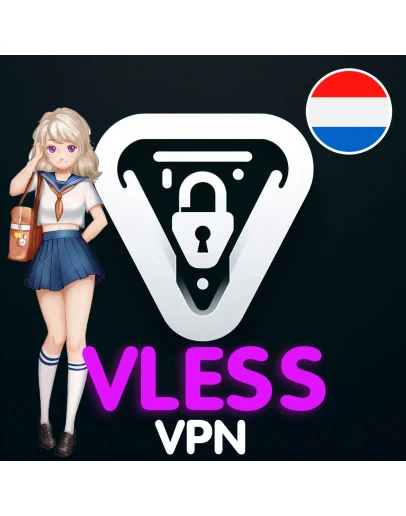 НИДЕРЛАНДЫ VLESS VPN v2rayNG, FoXray от 1 месяца