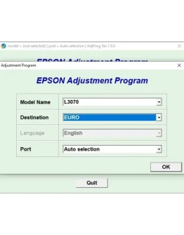 Сброс Epson L3050 L3070 Adjustment Program