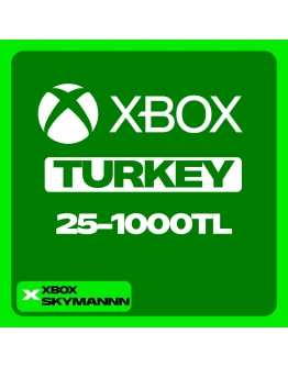 XBOX КАРТА ОПЛАТЫ 25-1000 TL ТУРЦИЯ БЫСТРО