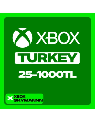 XBOX КАРТА ОПЛАТЫ 25-1000 TL ТУРЦИЯ БЫСТРО