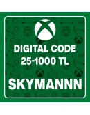 XBOX КАРТА ОПЛАТЫ 25-1000 TL ТУРЦИЯ БЫСТРО