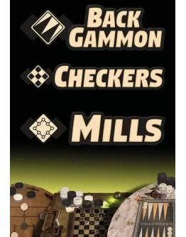 Backgammon + Checkers + Mills КЛЮЧ STEAM ВСЕ СТРАНЫ