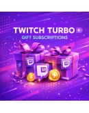 TWITCH TURBO ПОДАРОЧНАЯ ПОДПИСКА 1 МЕСЯЦ НА ВАШ АККУT TWITCH TURBO ПОДАРОЧНАЯ ПОДПИСКА 1 МЕСЯЦ НА ВАШ АККУT