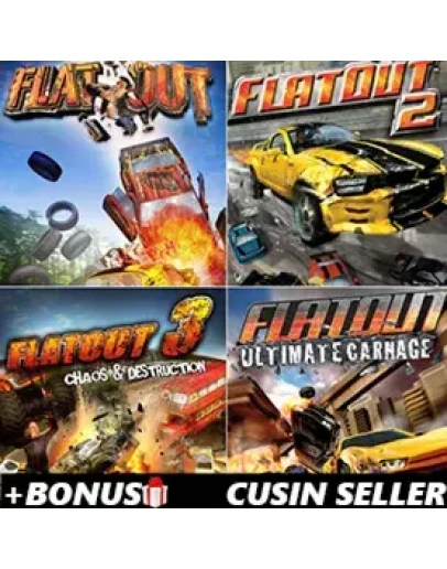 FlatOut 4 части + ПОДАРОК FlatOut 4 части + ПОДАРОК
