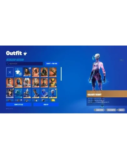 FORTNITE 48+ СКИНОВ АККАУНТ OG GALAXY SCOUT + ПОЧТА