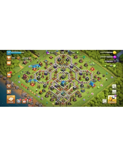 Clash Of Clans 12 TX, BH 09, 52/51/35/25/0, Описание