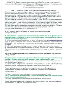 ЭБ 1254.18 (декабрь 2024) 2 группа до 1000В