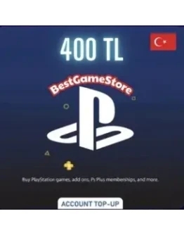 400 TRY (TL) PSN balance in Turkey 400 TRY (TL) PSN balance in Turkey