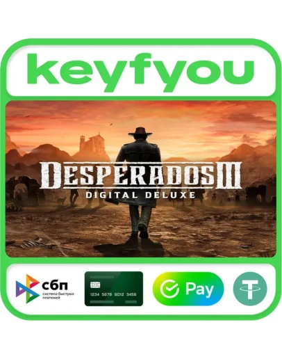 Desperados III Deluxe Edition / STEAM КЛЮЧ Desperados III Deluxe Edition / STEAM КЛЮЧ