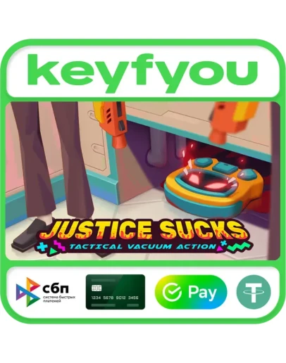 JUSTICE SUCKS: Tactical Vacuum Action / STEAM КЛЮЧ