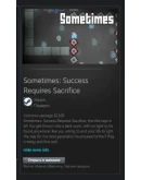 Sometimes: Success Requires Sacrifice GIFT ВСЕ СТРАНЫ