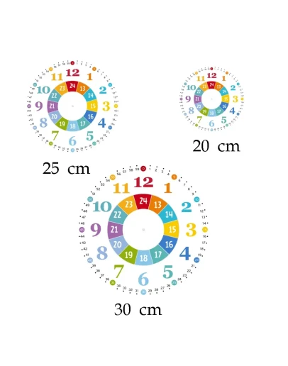 Шаблон для часов стильный декор своими руками