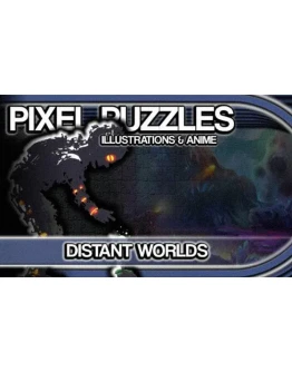 Pixel Puzzles Illustrations Anime Jigsaw Distant Worlds