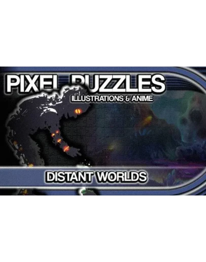 Pixel Puzzles Illustrations Anime Jigsaw Distant Worlds