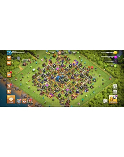 Clash Of Clans 13 TX, BH 06, 51/51/40/30/0, Описание