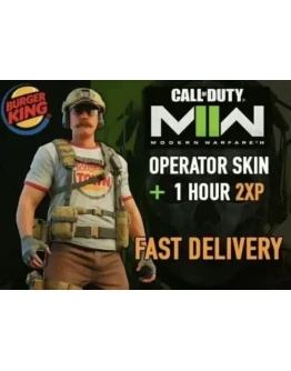 Burger King Town Operator Skin + 1 Hour Double XP