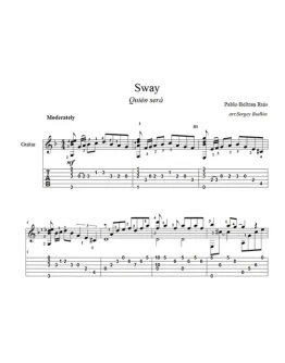 Sway (Пабло Руис) ноты для гитары