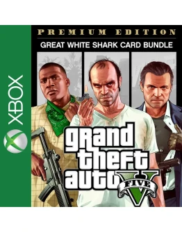 GTA V: Premium Edition + пл.карта Белая акулаXbox GTA V: Premium Edition + пл.карта Белая акулаXbox