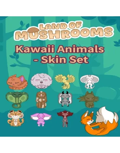 Kawaii Animals - Skin Set - Land of Mushrooms EGS