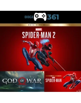 SPIDER-MAN 2 DELUXE + SPIDER-MAN 1 + GOW STEAM GLOBAL SPIDER-MAN 2 DELUXE + SPIDER-MAN 1 + GOW STEAM GLOBAL