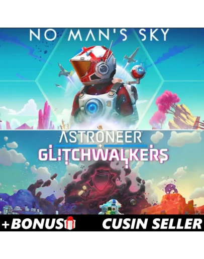 ASTRONEER +DLC Glitchwalkers +No Man's Sky +ПОДАРОК ASTRONEER +DLC Glitchwalkers +No Man's Sky +ПОДАРОК
