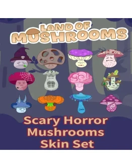 Scary Horror Mushrooms - Skin Set - Land of Mushroom