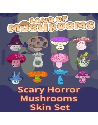 Scary Horror Mushrooms - Skin Set - Land of Mushroom