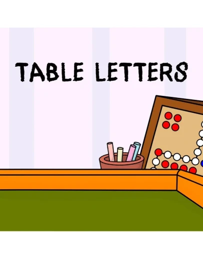 Table Letters PS5 Table Letters PS5