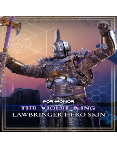 The Violet King - Lawbringer Hero Skin - FOR HONOR