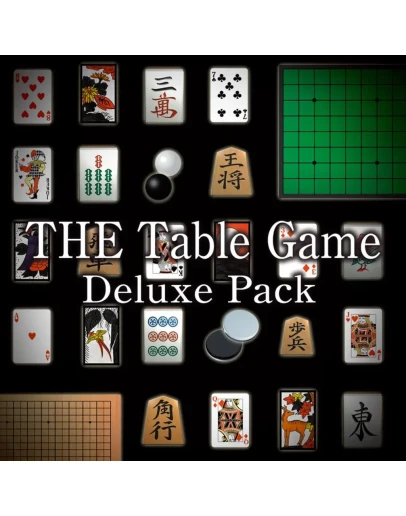 THE Table Game Deluxe Pack -Mahjong, Go, Shogi, Tsume