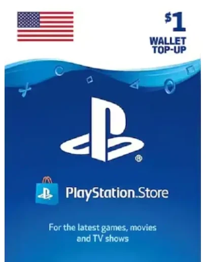 PlayStation PSN 1 USD Пополнение счета в США Мгнове