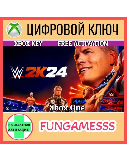 WWE 2K24 for Xbox One XBOXКЛЮЧ WWE 2K24 for Xbox One XBOXКЛЮЧ