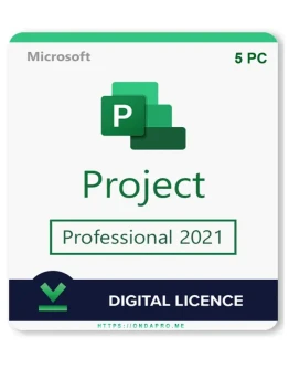 Project Professional 2021 Key 5 PC Instant Delivery