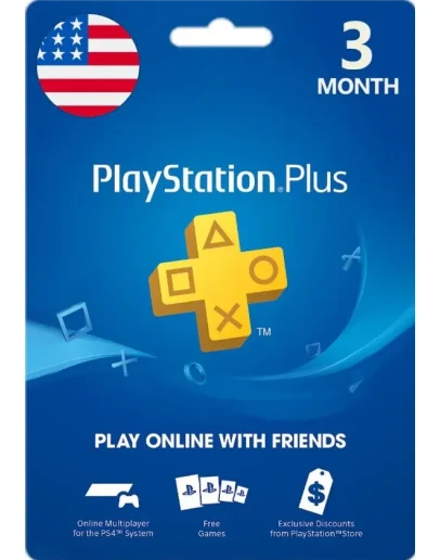 PlayStation Plus Essential (США) - 3 месяца Мгновенно