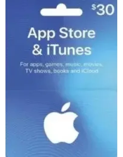 iTunes Gift Card 30 USA - без комиссии iTunes Gift Card 30 USA - без комиссии